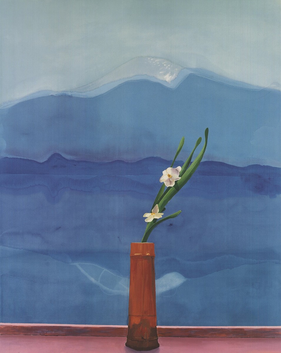 DAVID HOCKNEY Mount Fuji and Flowers 34