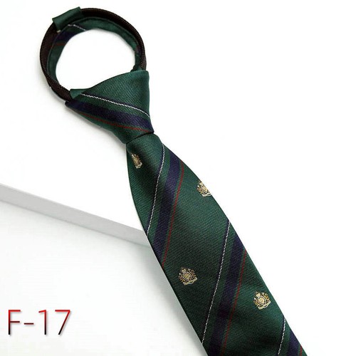 Girls/Boys 15" Fashion Skinny Slim Pre-tied Necktie With Zipper for 8-16Y Kids - Picture 60 of 65