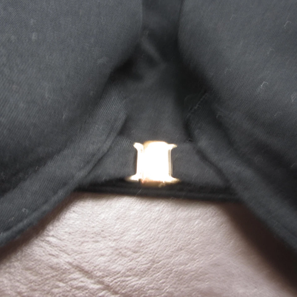 Sujetador Gilligan & O'Malley 34D negro acolchado con aros cierre ajustable delantero Foto 3 de 4