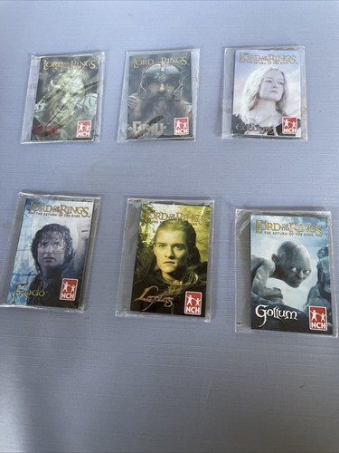 Herr der Ringe NCH Abzeichen Set If 6 Tetorn If the King Neu - Bild 1 von 7