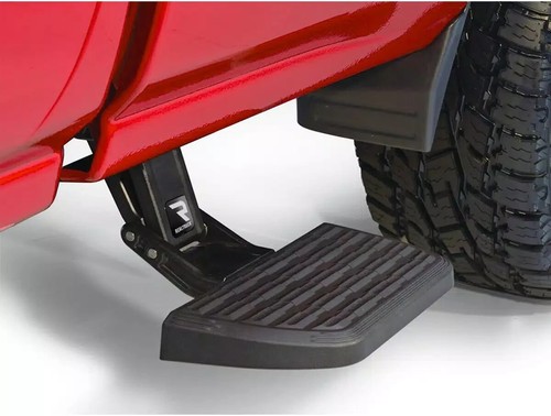 AMP Research BedStep2 Flip Down Side Bumper Step | Fits 2015-2024 Ford F-150 - Picture 6 of 14