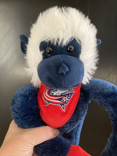 Columbus Blue Jackets Hanging Monkey Plush NHL Hockey Blue Red Arms Feet Hands - 第 16/16 張圖片