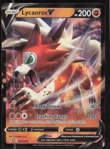 Pokemon TCG SWSH07: Evolving Skies #091/203 Lycanroc V NM