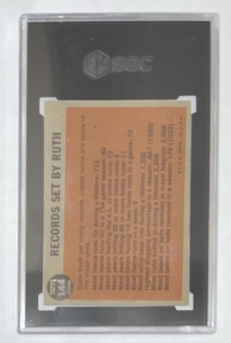 1962 TOPPS BABE RUTH FAREWELL SPEECH SGC 5.5 GREEN TINT PARALLEL RARE!!! - Picture 2 of 2