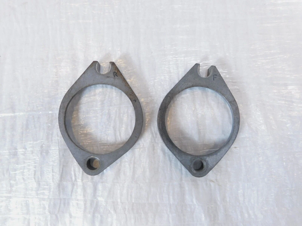 Bridas colector de admisión de carburador Harley Davidson Sportster Dyna & Softail Foto 3 de 4