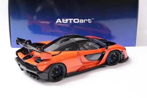 1:18 AUTOart McLAREN Senna 2018 Trofeo Mira/arancione - Foto 3 di 4