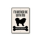 Tibetan Mastiff Sign, Tibetan Mastiff Decor Aluminum Metal Sign