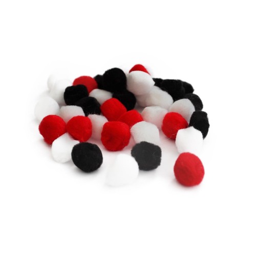 Pom Poms - 25mm (1") - Craft Fluffy Pom Pom Balls 40 per pack - 19 Colours - Picture 11 of 22