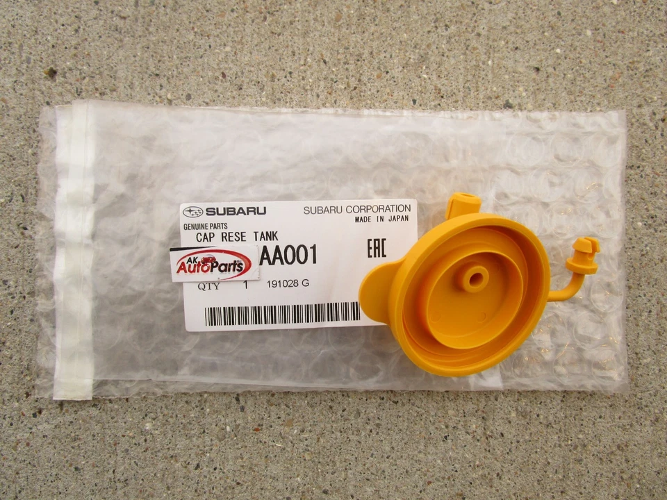 ПОДХОДИТ: 93 - 98 SUBARU IMPREZA РАДИАТОР ОХЛАЖДАЮЩЕЙ ЖИДКОСТИ РЕЗЕРВУАР БАК КРЫШКА OEM СОВЕРШЕННО НОВЫЙ - Изображение 3 из 4