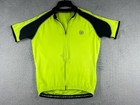Canari Cycling Jersey Adult Medium Yellow Black High Visibility Polyester Read