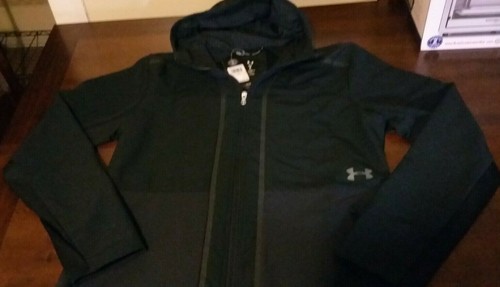 Under Armour Fitted Coupe Ajustee Cenido Hood Wind Breaker Jacket Sz.MM UVP $200 - Bild 1 von 8