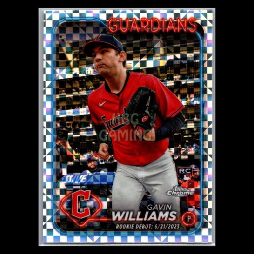 2024 Topps Chrome Update - #USC77 Gavin Williams RC X-Fractor - Picture 1 of 2