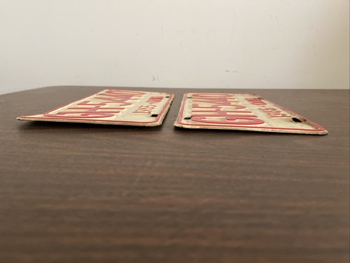 Par de placas de Ohio 1965 GH 5440 - Imagen 5 de 5