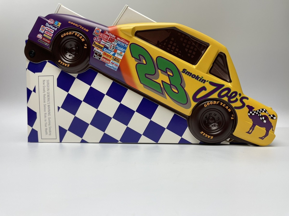 VINTAGE NASCAR Camel Cigarette Smokin' Joes Race Car 50pk Tobacco Display  W/Box