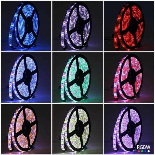 LED Strip Lights 5050 RGBW RGB+White Colour Changing ip67 40Key Remote 12V Power - Picture 12 of 30