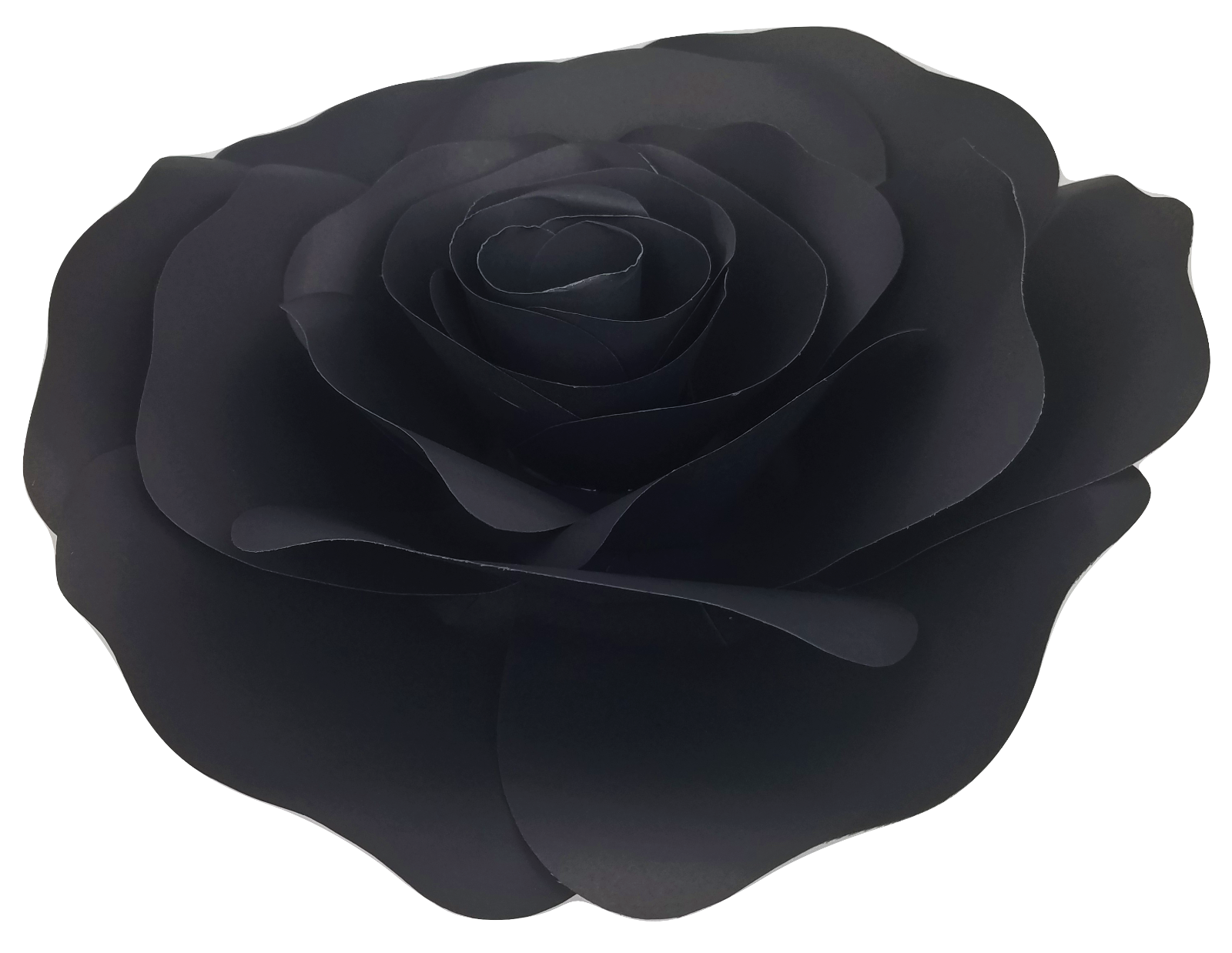 Decor in The Box -Handmade Paper Flower, Fully Assembled, 2 Sizes, Black
