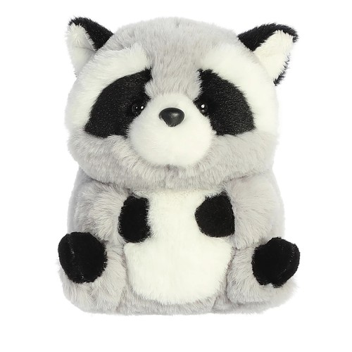 Rolly Pet Collection - 5" Ripley Raccoon Plush Soft, Fluffy Touch