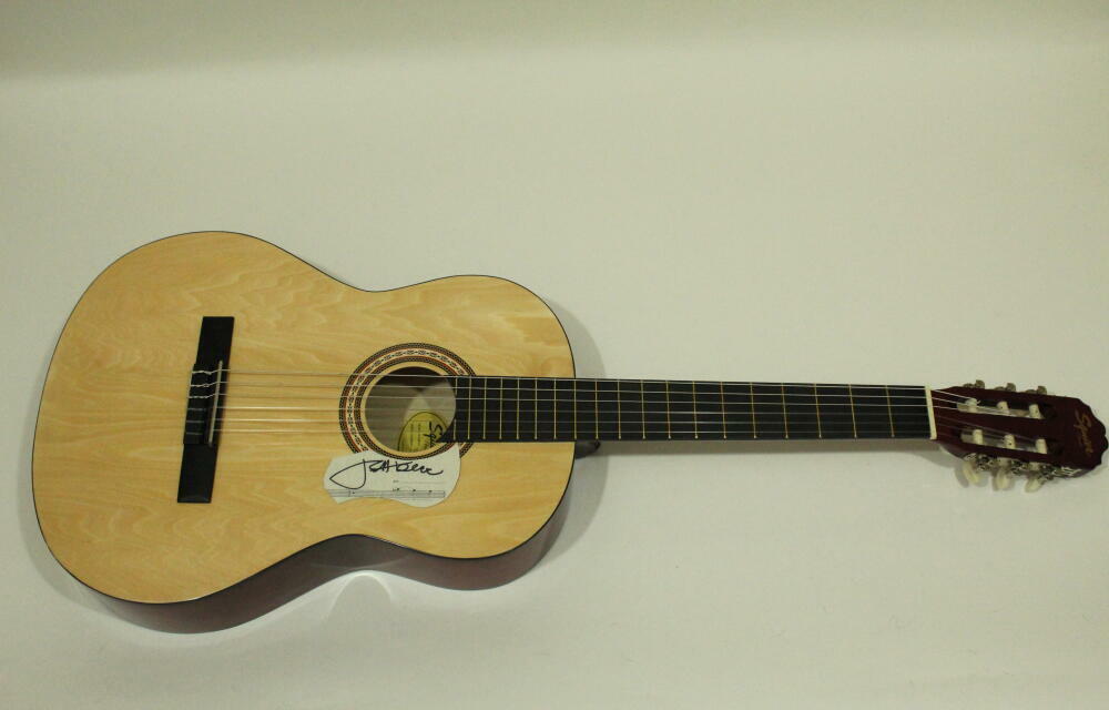 JEFF BECK SIGNED AUTOGRAPH FENDER BRAND ACOUSTIC GUITAR