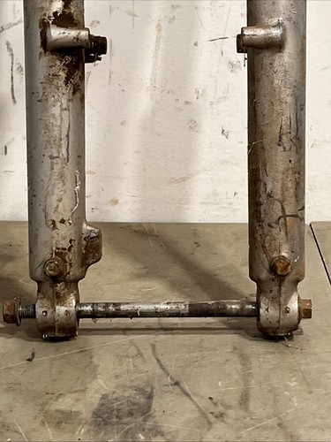 #T1 1974-1975 74-75 Honda MR 50 MR50 Forks And Front Axle - Picture 2 of 20