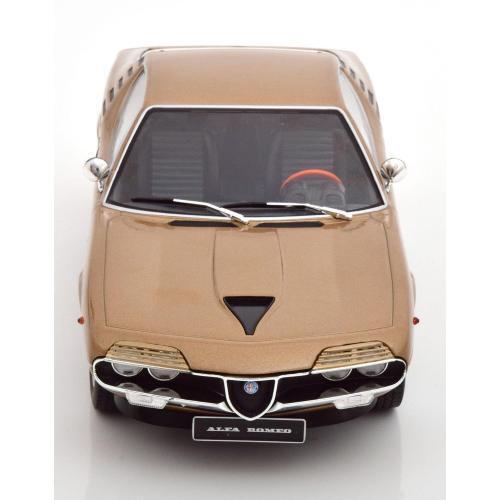 1:18 KK SCALE Alfa Romeo Montreal Black Interior 1970 Brown Met KKDC180386 MMC - Picture 4 of 7