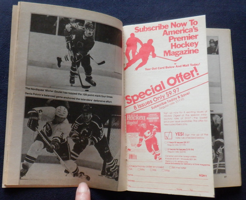 Hockey Digest Dec. 1989, Gretzky, Roy, Hextall, Propp, Howe, Lemieux, LaFleur - Picture 8 of 24