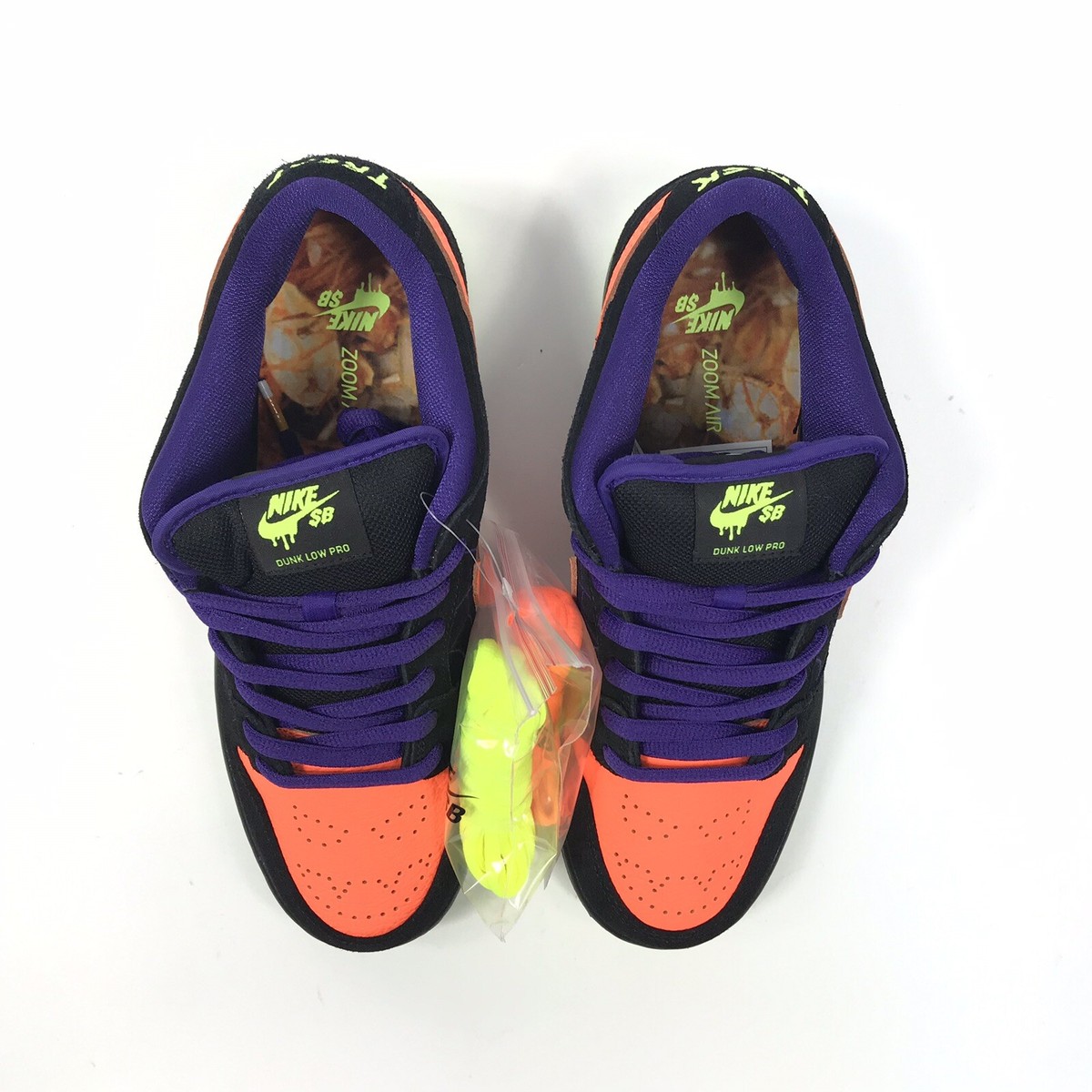 NIKE SB DUNK LOW PRO HALLOWEEN SNEAKERS BLACK/TOTALORANGE NIKE SB DUNK LOW PRO HALLOWEEN SNEAKERS BLACK/TOTALORANGE