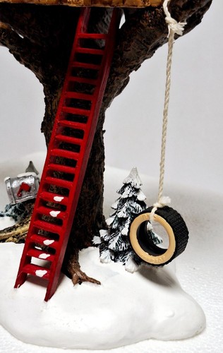 Department 56 The Original Snow Village Treetop Tree House Retired 2004 - Picture 6 of 9