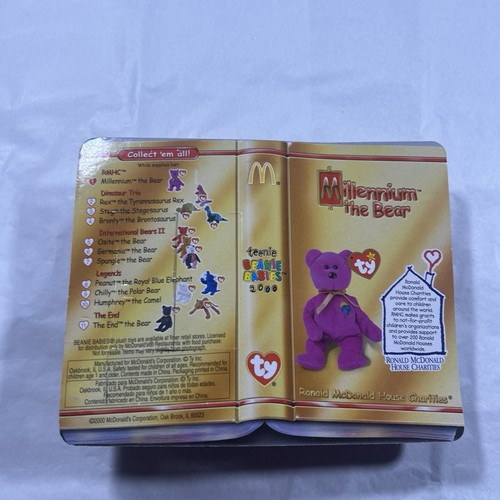 Teenie Beanie Babies McDonalds Millennium der Bär 1999 Selten! - Bild 4 von 12