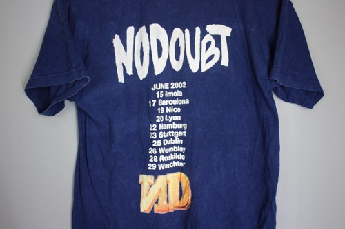 VINTAGE ROCK STEADY LIVE BY NO DOUBT 2002 TOUR SHIRT - Picture 9 of 10
