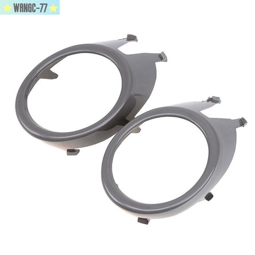 Pair Front Bumper Side Fog Light Grille Cover Trim For Audi A4/Avant 2005-2008 - Picture 8 of 10