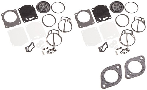 Sea Doo 947 951 GTX 1998-2001 Dual Twin Carb Rebuild Kit & Base Gaskets - Bild 1 von 1
