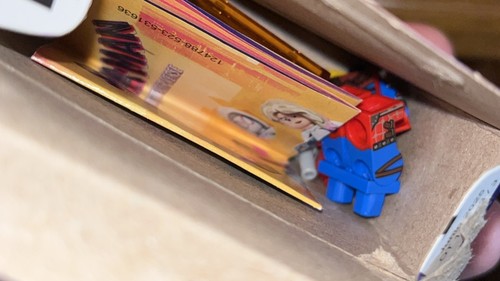 LEGO Minifigures Cyborg Spiderwoman Spider-Man Spider-Verse CMF, New in Open Box - Picture 2 of 3