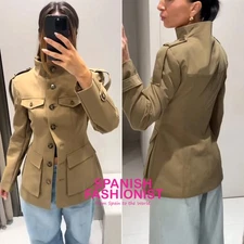 ZARA WOMAN NWT FW25 TABBED POCKET JACKET ALL SIZES 4341/718/506