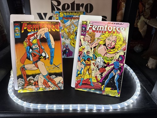 Femforce 60-69 AC Comics 1998 Good Girl Raw 10 Lot VG+ - Picture 10 of 13