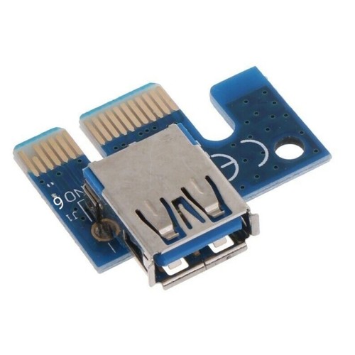 Mini PCI-E Extension Adapter USB PCI-E 1X to 16X Graphics Extender Cable Card - Afbeelding 8 van 10