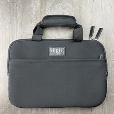 Softcase Neoprene Travel Sleeve Bag 7-10" iPads Tablets Black Handles SlipIt Pro