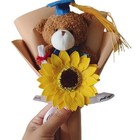 Fun and Cheerful Crochet Bear Bouquet for Wedding and Graduation Decor