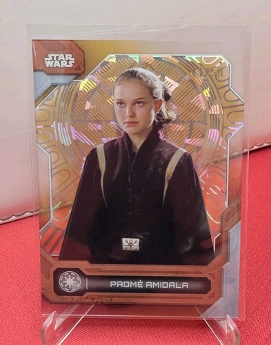 Topps Star Wars High Tek 2024 Padme Amidala /50 Gold Throne Room #76