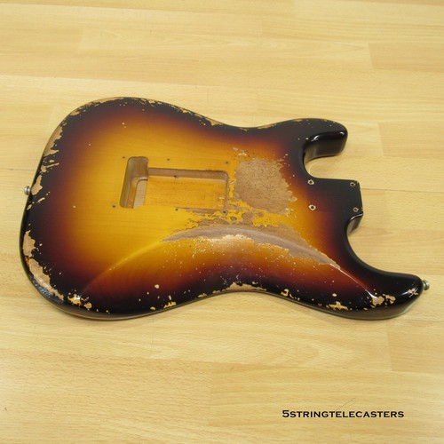Corpo Stratocaster Fender Custom Shop El Diablo 56 Heavy Relic 2TSB Vintage Nitro - Foto 9 di 10