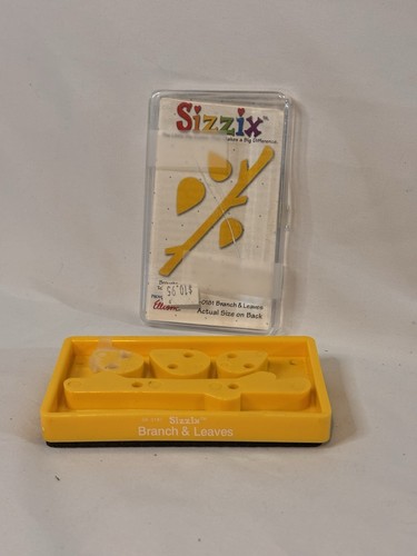 Sizzix Medium Yellow Die 38-0181- BRANCH & LEAVES - Picture 3 of 3