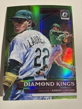 2022 Panini Donruss Optic - Diamond Kings Ramon Laureano #13 Lime Green Prizm