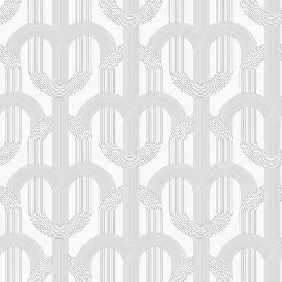 Съемные обои Tempaper & Co. с решеткой, Отклеивающиеся и приклеивающиеся друг к другу, Urban Grey, 28