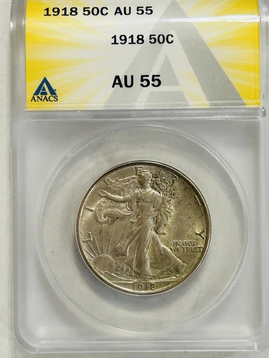 1918 Year Liberty Walking Half Dollars (1916-1947) for sale | eBay