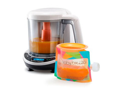 Baby Brezza Food Maker Deluxe White 6-in-1 Baby Feeding Prep Appliance