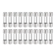 20pcs Glass Fuses Fast Blow 2A 250 Volt 5x20mm Fast Acting Fuse