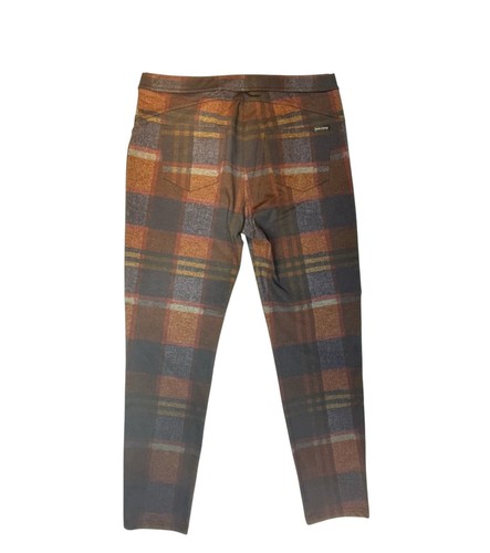 Sanctuary Women's Pull On Ponte Pants Harvest Plaid XL-Modern Trouser Leggings - Picture 3 of 9