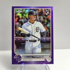 2022 Topps Chrome Update Rookie Debut Spencer Torkelson #USC157 Purple Refractor