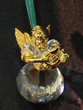 SWAROVSKI 1998 ANGEL 219873 Angelo di Natale con arpa confezione originale