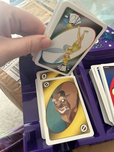 Disney Electronic UNO Family Card Game Mattel 2002 Tested Works! With CARDS - Picture 3 of 14