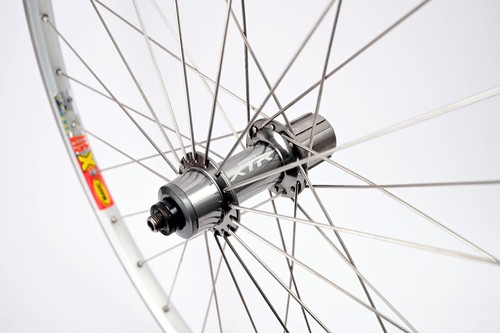 Ruota posteriore MTB vintage Mavic x517 UB Control 26" Shimano XTR FH-M960 mozzo 135mm - Foto 5 di 7
